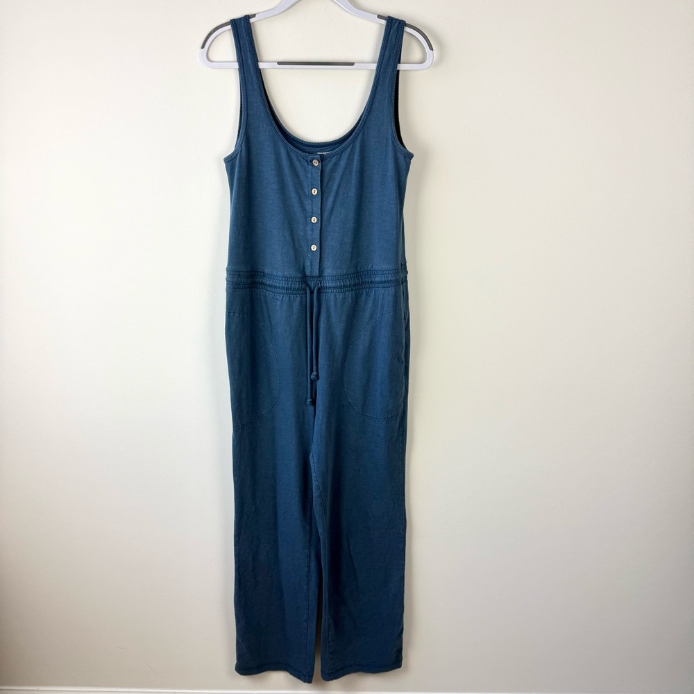 Faherty Terra Drawstring Sleeveless Jumpsuit Luci… - image 2